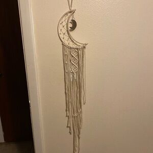 Bohemian Crescent Moon Wall Hanging